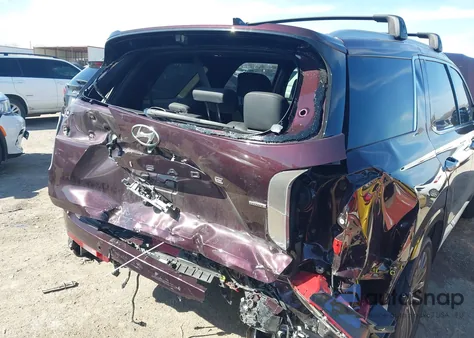 2023 Hyundai Palisade Calligraphy z USA, uszkodzony, nr VIN KM8R7DGE3PU527489